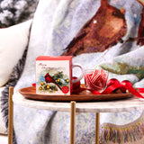 Snow Frosted Cardinal Mug and Card Set