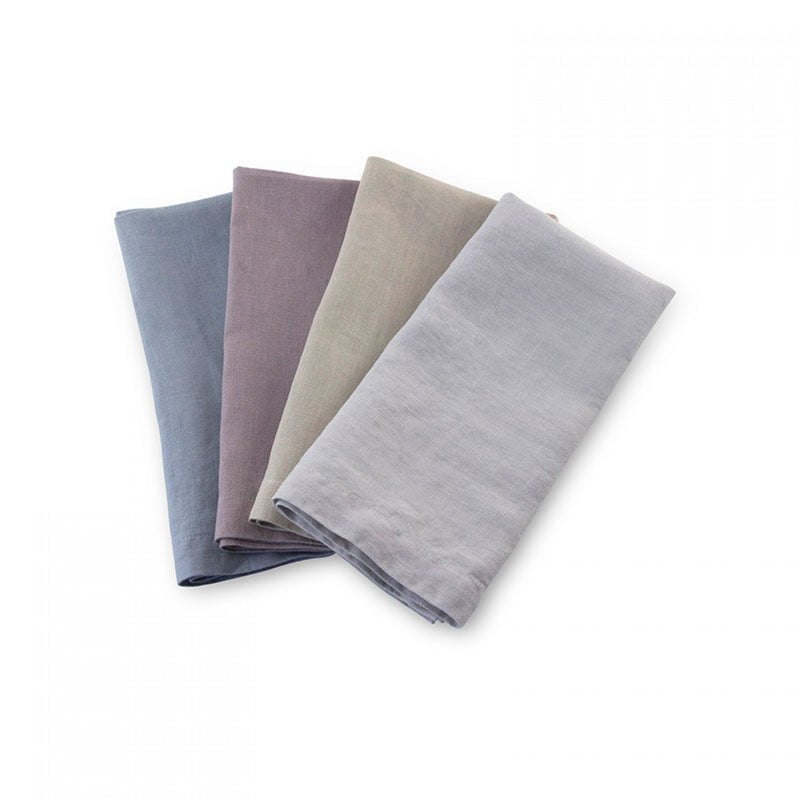 Beatriz Ball - Napkins - Linen Blue Napkin (set Of 4)