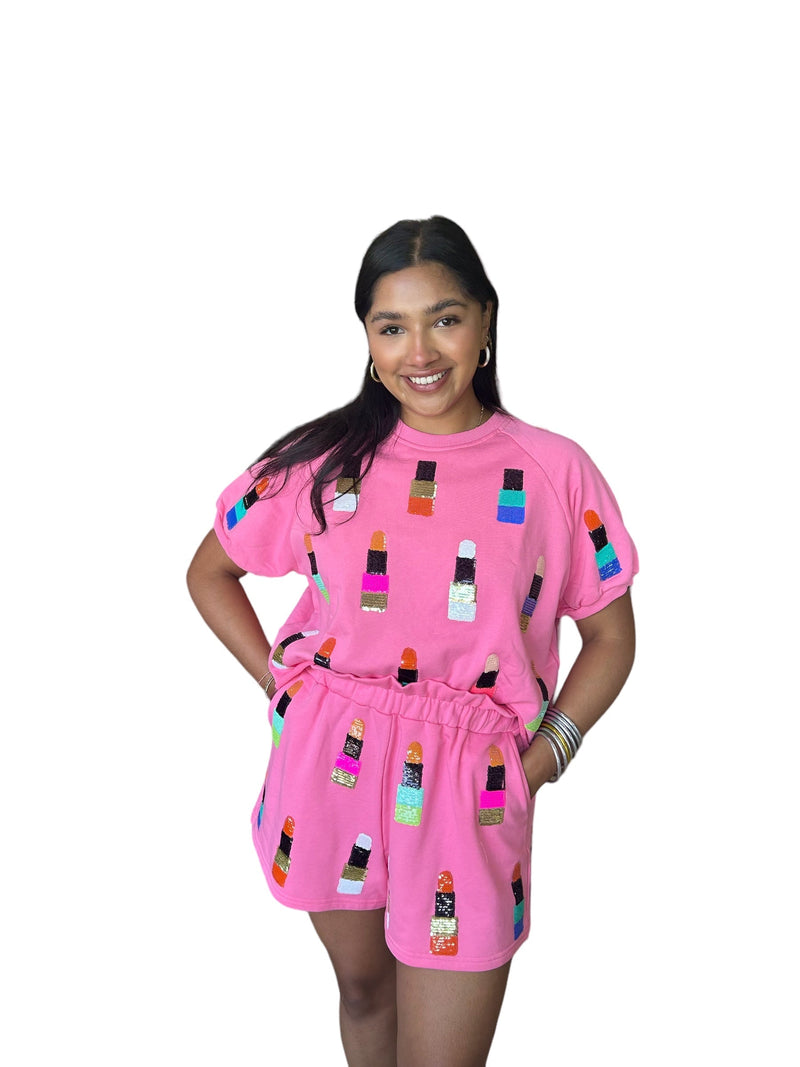 Queen of Sparkles - Shorts - Lipstick Short