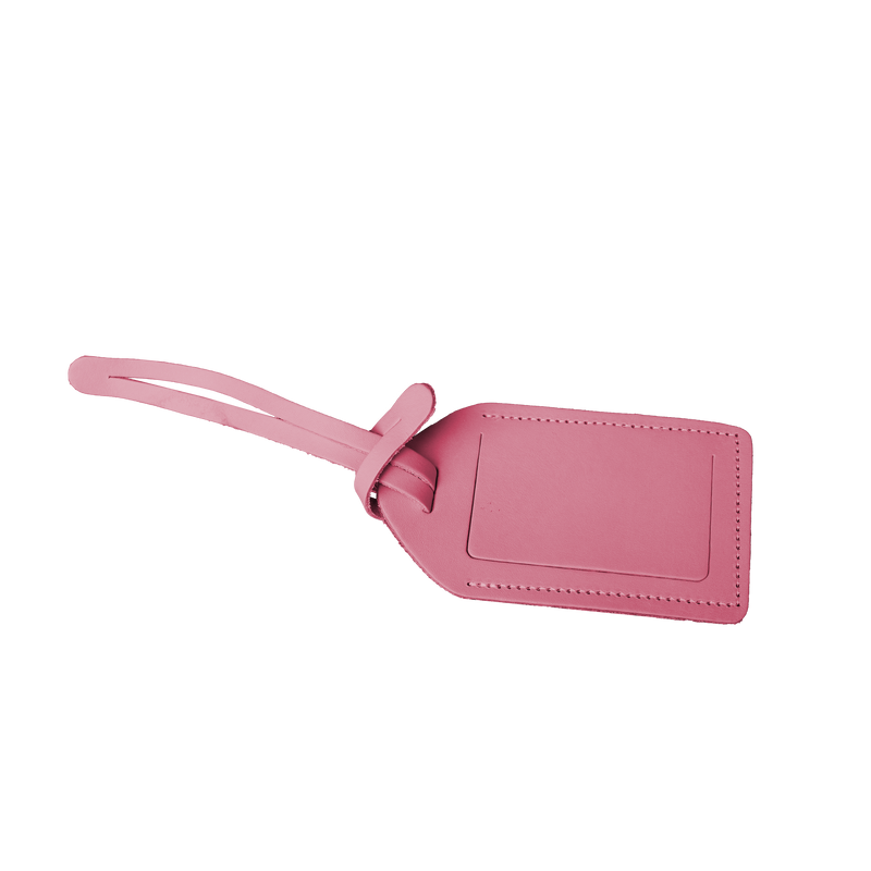 Jon Hart Design - Travel Luggage Tag Hot Pink Leather