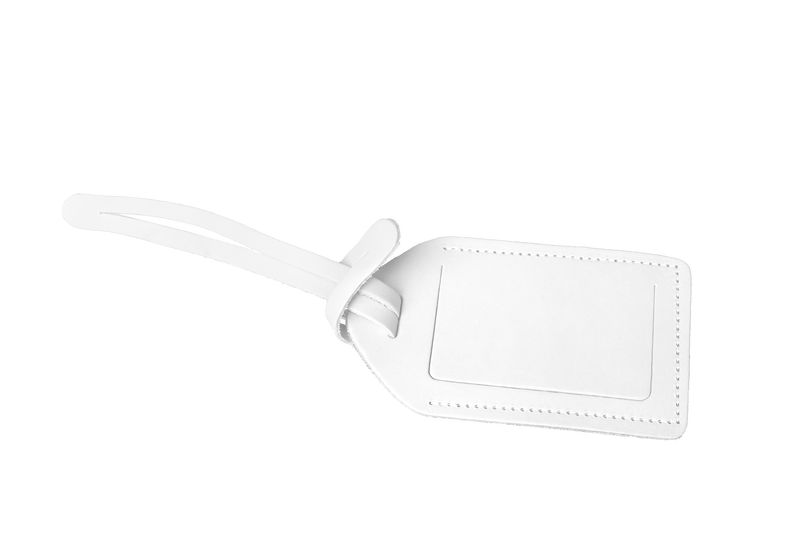 Jon Hart Design - Travel - Luggage Tag - White Leather