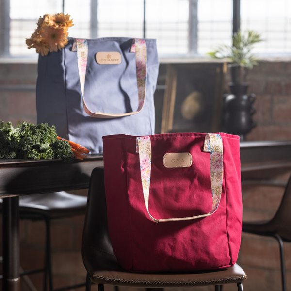 Jon Hart Design - Tote - Market - Raspberry Canvas