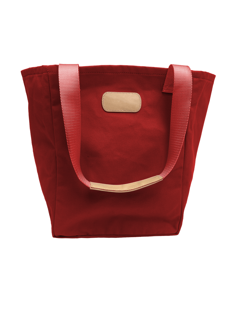 Jon Hart Design - Tote - Market - Red Canvas With Natural