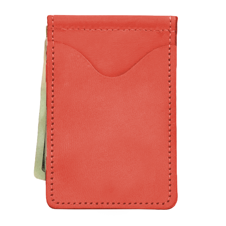 Jon Hart Design - Travel Mcclip Salmon Leather