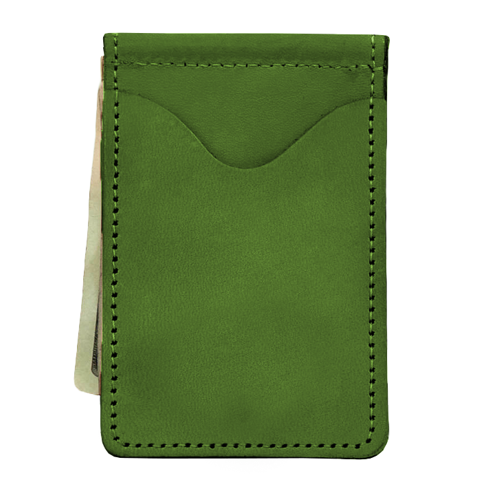 Jon Hart Design - Travel Mcclip Shamrock Leather