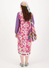 ME369 Violet Twisted Love T-Dress back