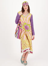 ME369 Violet Twisted Love T-Dress front