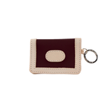 Jon Hart Design - Wallet - Id - Burgundy Coated Canvas