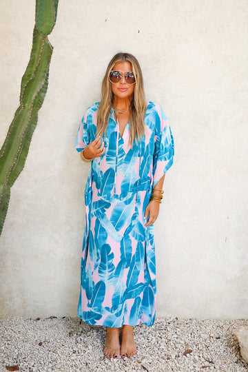 BuddyLove Women's Miller Maxi Dress- Tahiti Blue