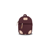 Jon Hart Design - Travel - Mini Backpack - Burgundy Coated