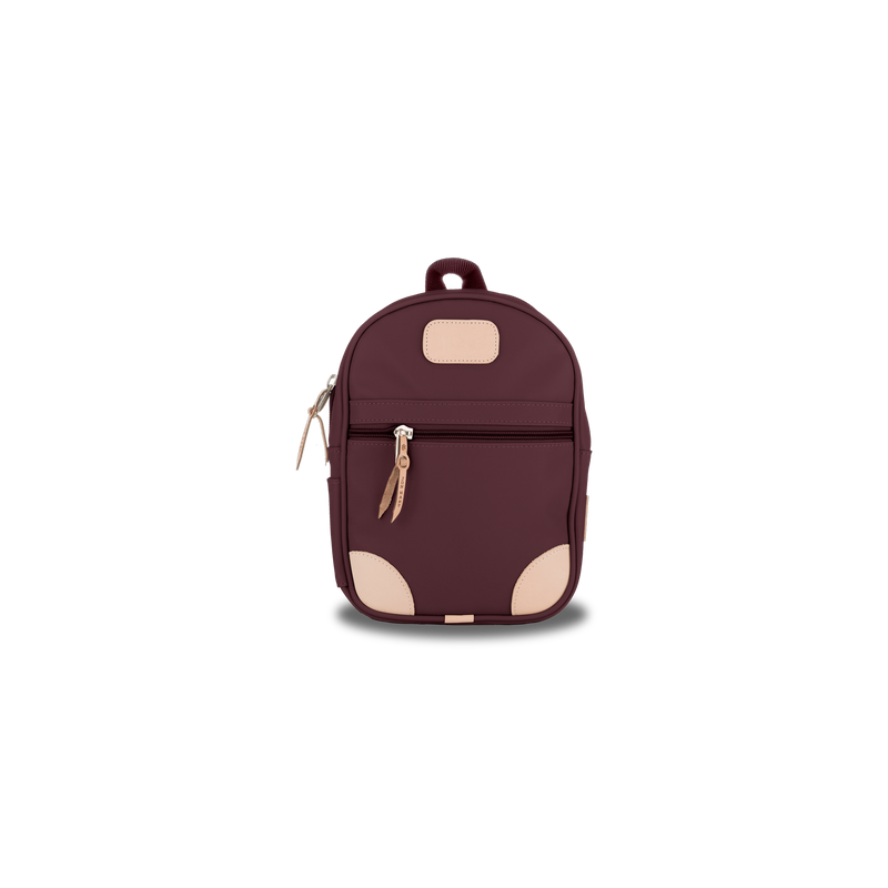 Jon Hart Design - Travel - Mini Backpack - Burgundy Coated