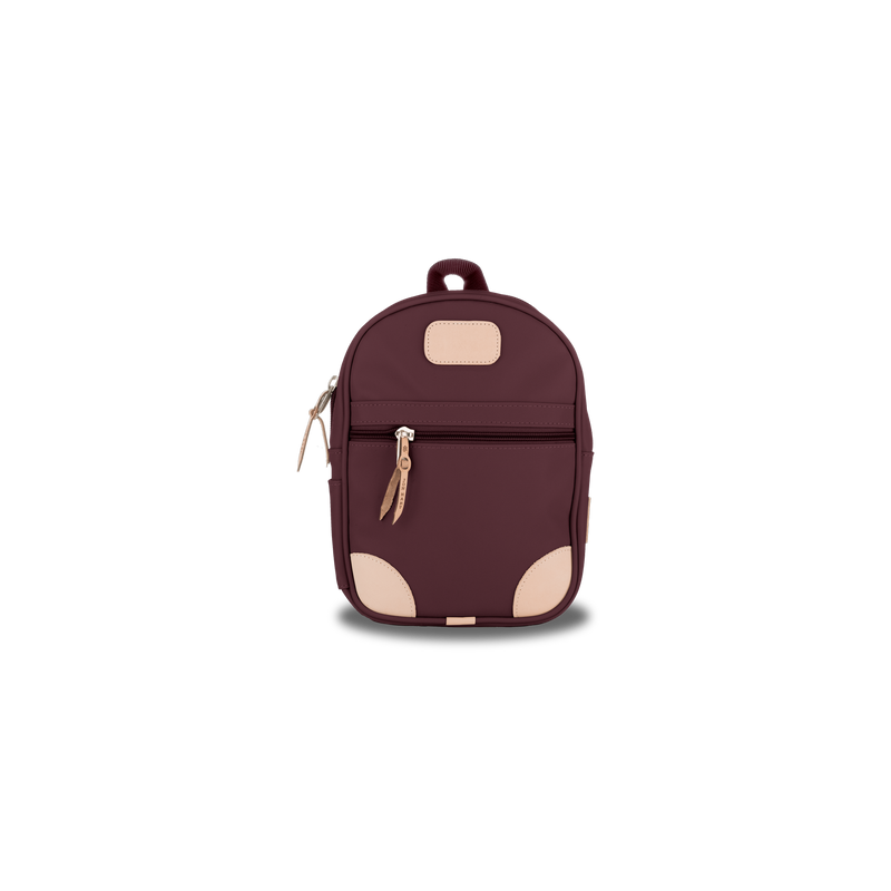 Jon Hart Design - Travel Mini Backpack Burgundy Coated