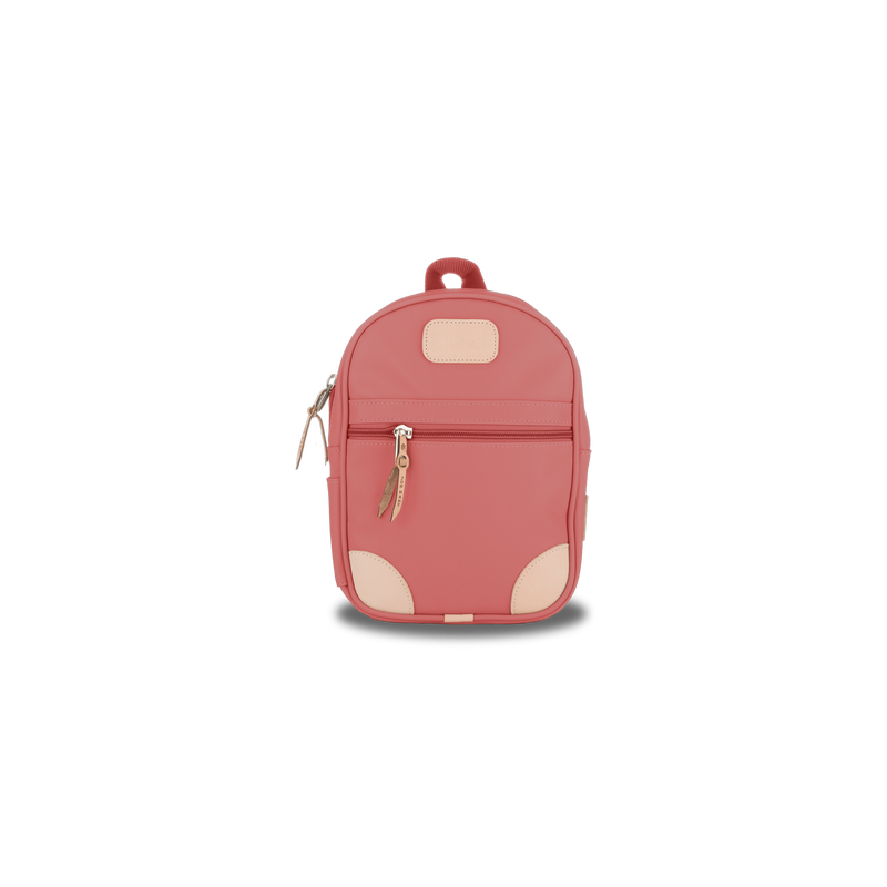 Jon Hart Design - Travel Mini Backpack Coral Coated Canvas