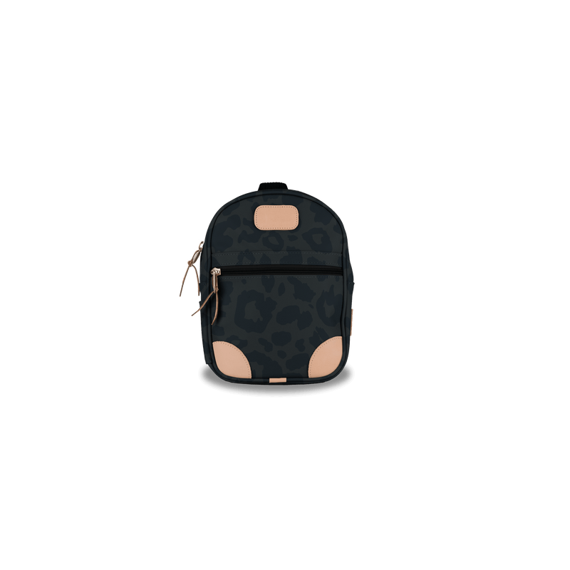 Jon Hart Design - Travel Mini Backpack Dark Leopard Coated