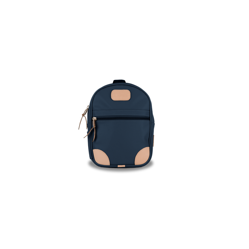 Jon Hart Design - Travel Mini Backpack Navy Coated Canvas
