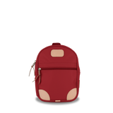 Jon Hart Design - Travel - Mini Backpack - Red Coated Canvas