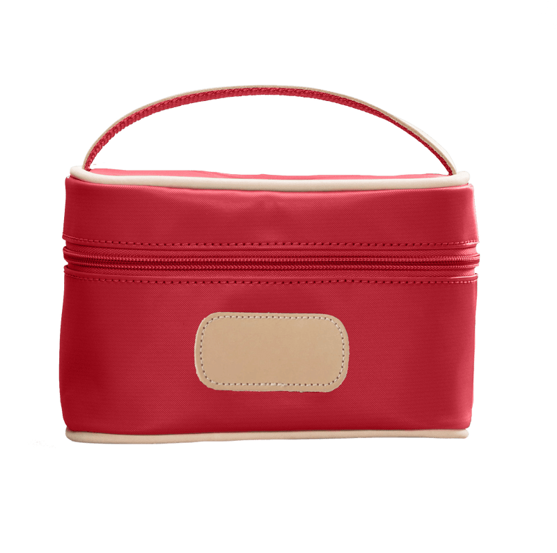 Jon Hart Design - Travel Mini Makeup Case Red Coated Canvas