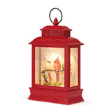 Lit Musical Christmas Cardinals Lantern
