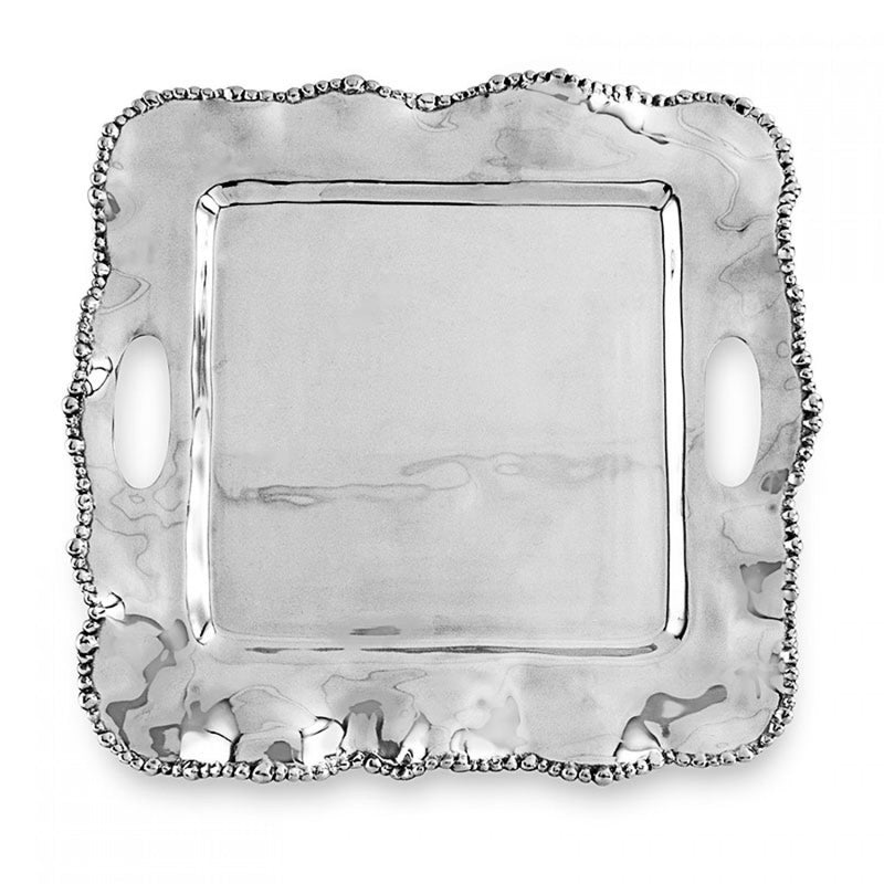 Beatriz Ball - Trays - Organic Pearl Kristi Medium Square