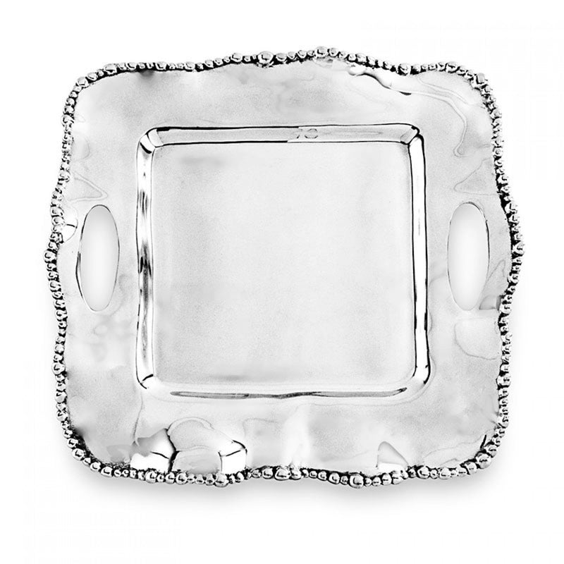 Beatriz Ball - Trays - Organic Pearl Kristi Small Square