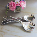 Beatriz Ball - Salad Server & Utensils - Organic Pearl