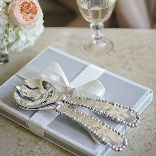 Beatriz Ball - Salad Server & Utensils - Organic Pearl