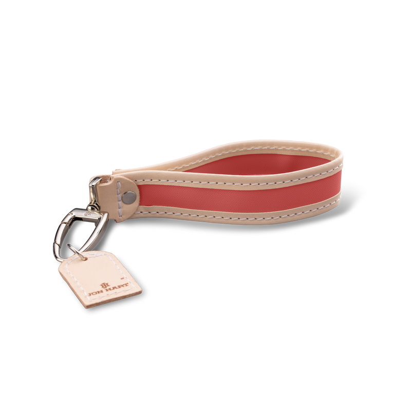 Jon Hart Design - Keychain - Pearl - Coral Coated Canvas