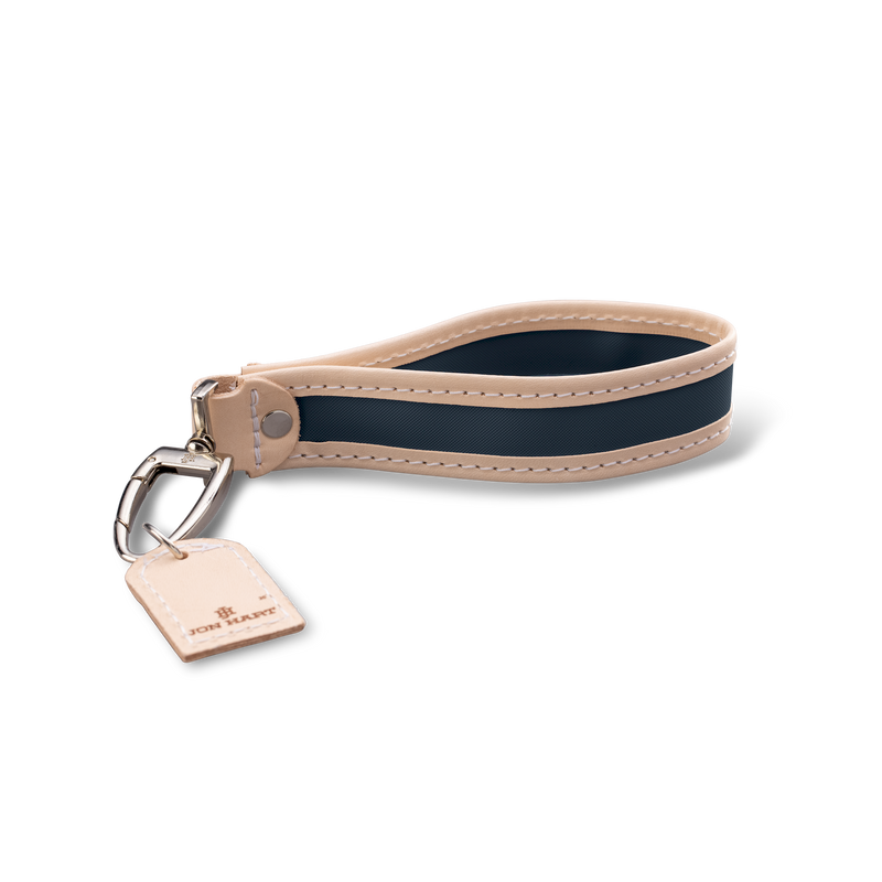 Jon Hart Design - Keychain - Pearl - Navy Coated Canvas