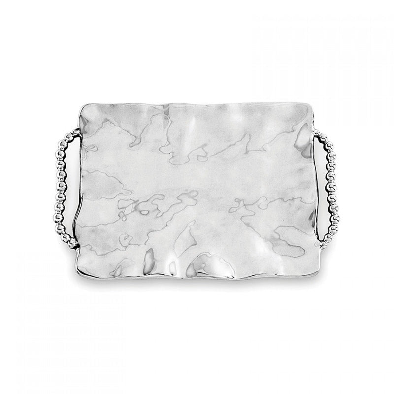 Beatriz Ball - Trays - Pearl Rectangular Tray With Perla