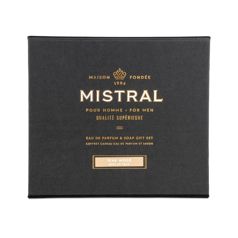 Mistral - Bath/body - Perf/soap Gift Set - Teakwood