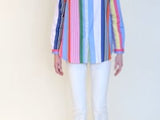 Anastasia Multicolor Striped Cotton Shirt