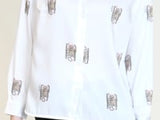 Isabella Tiger Print Flowing Shirt