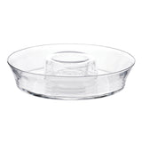 Juliska - Platters & Trays - Puro Glass Chip n Dip
