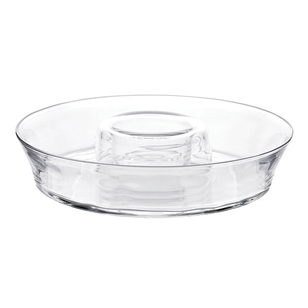 Juliska - Platters & Trays Puro Glass Chip n Dip