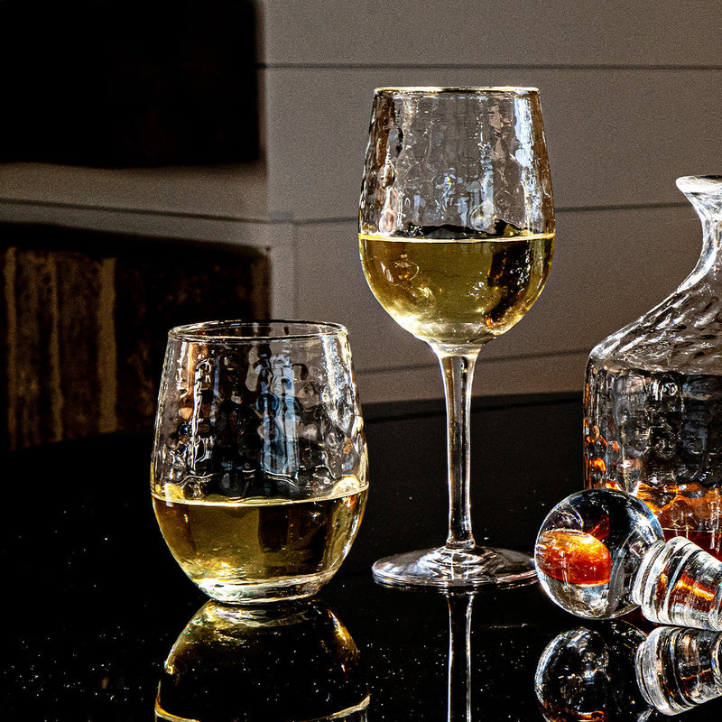 Juliska - Wine Glasses - Puro Stemless White Glass