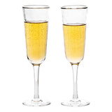 Juliska - Champagne Glasses - Puro Toasting Flute Set Of 2
