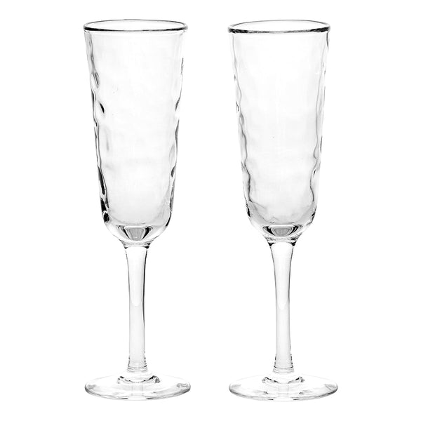 Juliska - Champagne Glasses Puro Toasting Flute Set Of 2