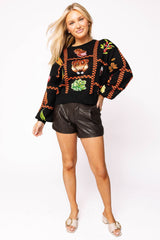 Queen of Sparkles - Black Checkered Thanksgiving Icon