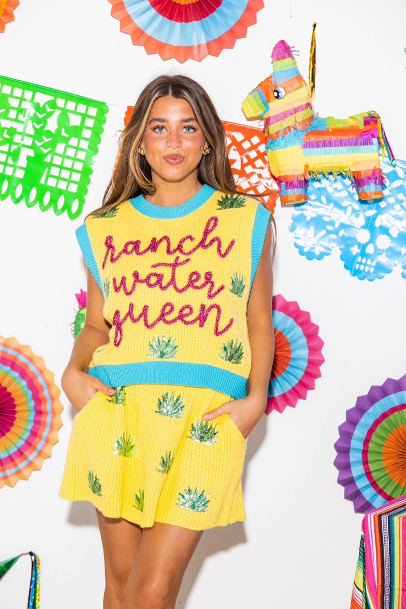 Queen Of Sparkles - Top - Ranch Water Tee