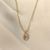 Mini Saint Christopher Charm Necklace by Joy Dravecky