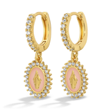 Lady Lourdes Huggie in Baby Pink by Joy Dravecky