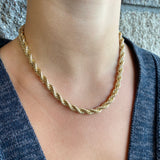 Valentina Necklace in Gold by Joy Dravecky