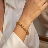 Valentina Bracelet in Gold by Joy Dravecky