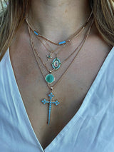 Our Lady of Guadalupe Necklace in Green by Joy Dravecky