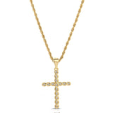 Vintage French Cross Necklace by Joy Dravecky