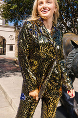 Queen of Sparkles - Blazer - Sequin Tiger Oversized