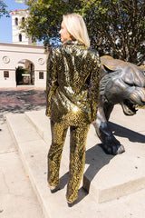 Queen of Sparkles - Blazer - Sequin Tiger Oversized