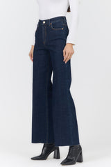Fiona Wide Leg Jean in Anchor by Dear John Denim
