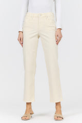 Anika Straight Leg Jean Wheat