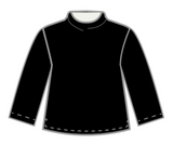 Marisa Ponte Top in Black by Jude Connally — technical flat